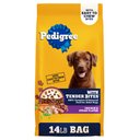 Pedigree Tender Bites Adult Complete Nutrition Chicken & Steak Flavor Dry Dog Food, 14-lb bag