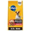 Pedigree Small Dog Complete Nutrition Grilled Steak & Vegetable Flavor Dog Kibble Small Breed Adult Dry Dog Food, 3.5-lb bag