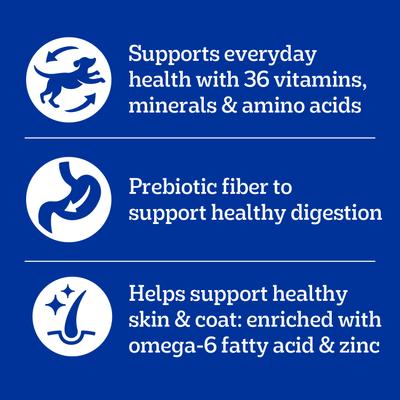 Show full view: Pedigree with MarroBites Pieces Steak & Vegetable Flavor Adult Dry Dog Food, 14-lb bag slide 9 of 10