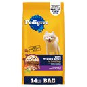 Pedigree Tender Bites Complete Nutrition Chicken & Steak Flavor Small Breed Adult Dry Dog Food, 14-lb bag