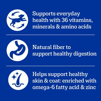 Show full view: Pedigree Small Dog Complete Nutrition Roasted Chicken, Rice & Vegetable Flavor Small Breed Adult Dry Dog Food, 14-lb bag slide 9 of 12