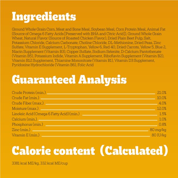 Pedigree Complete Nutrition Roasted Chicken, Rice & Vegetable Flavor Dog Kibble Adult Dry Dog Food