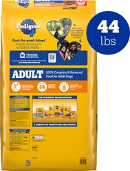 Pedigree Complete Nutrition Roasted Chicken & Vegetable Flavor Dog Kibble Adult Dry Dog Food, 44-lb bag slide 2 of 9