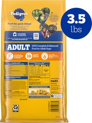 Pedigree Complete Nutrition Roasted Chicken & Vegetable Flavor Dog Kibble Adult Dry Dog Food, 3.5-lb bag slide 2 of 9