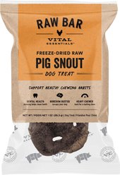 Vital Essentials Raw Pig Snout Freeze-Dried Dog Treat, 1 count