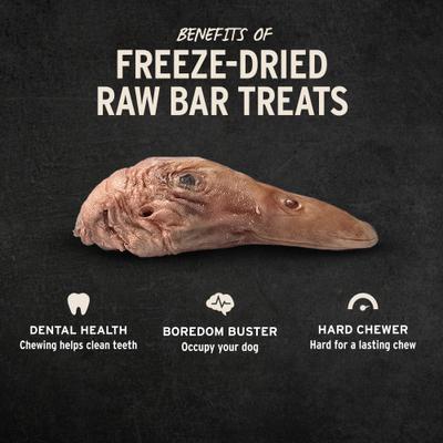 Show full view: Vital Essentials Raw Duck Head Freeze-Dried Dog Treat, 1 count slide 5 of 10