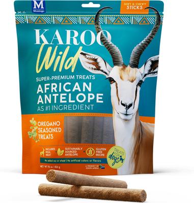 Show full view: Karoo Wild Oregano Seasoned Training Bits Soft & Chewy Dog Treats, 16-oz bag slide 3 of 10