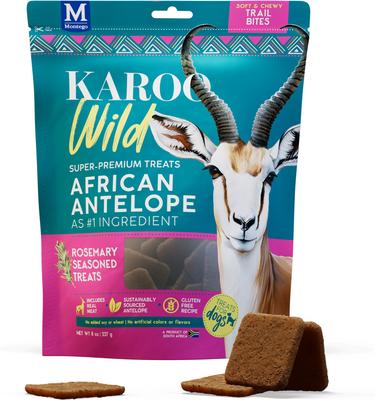 Show full view: Karoo Wild Rosemary Seasoned Training Bits Soft & Chewy Dog Treats, 8-oz bag slide 3 of 10