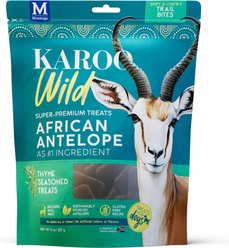 Karoo Wild Thyme Seasoned Soft & Chewy Trail Bites Dog Treats, 8-oz bag