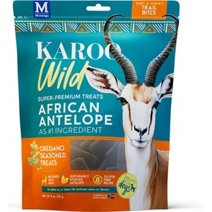 Karoo Wild Oregano Seasoned Training Bits Soft & Chewy Dog Treats, 8-oz bag