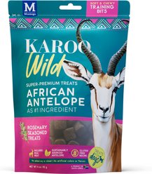 Karoo Wild Rosemary Seasoned Training Bits Soft & Chewy Dog Treats, 4-oz bag