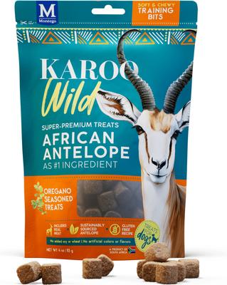 Show full view: Karoo Wild Oregano Seasoned Training Bits Soft & Chewy Dog Treats, 4-oz bag slide 3 of 10