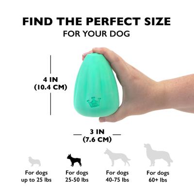 Show full view: Chew King by Mammoth Premium Extremely Durable Natural Rubber Tough Treat Dog Chew Toy, Green, 2 count, Large slide 6 of 8