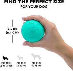 Chew King by Mammoth Fetch Ball Tough Dog Chew Toy, Blue slide 2 of 7