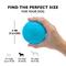 Show in main carousel: Chew King by Mammoth Dog Fetch Ball Extremely Durable Natural Rubber Tough Dog Chew Toy, Blue, 3-in slide 5 of 8