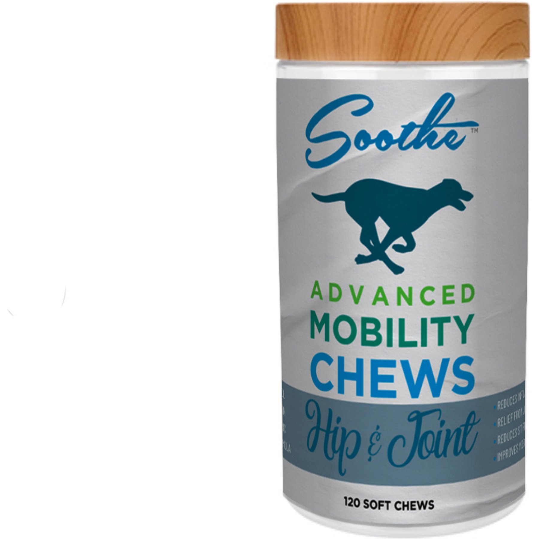 BuddyRest Advanced Mobility Hip & Joint Soft Chews Dog Supplement, 120 count