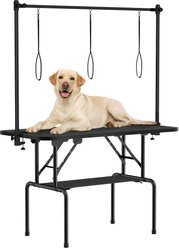 LovMor Foldable Mesh Dog Grooming Table, 46-in