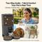 Show in main carousel: ONIZOOMI Smart Camera 2.4G Automatic Dual Bowl Cat & Dog Feeder, Black, 30-Cup slide 6 of 11
