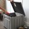 Show in main carousel: Lifetime Outdoor Storage Cube, Storm Dust, 25-gal capacity slide 4 of 10