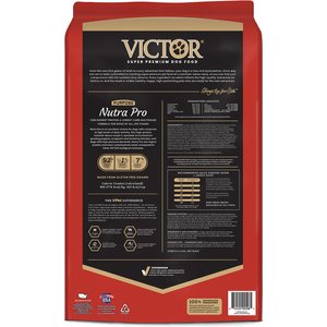 VICTOR Nutra Pro Active High Pro Activetein Low Carb Gluten-Free Dry Dog Food, 40-lb bag