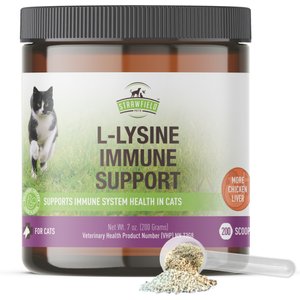 Strawfield Pets L-Lysine Immune Support Cat Supplement, 7-oz jar