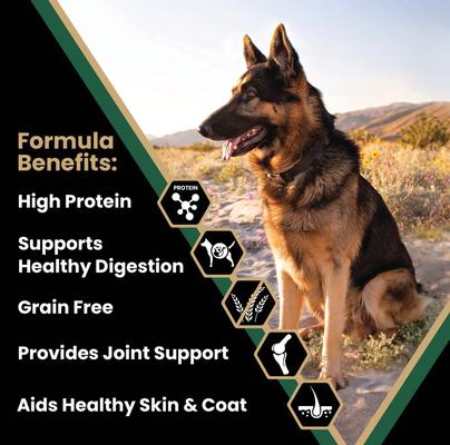 Show full view: VICTOR Grain-Free Hero Canine Hip & Joint Support High Protein Adult Active Dry Dog Food, 5-lb bag slide 3 of 12