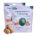 Woof Pupsicle Pops Refills Calming Beef Grain-Free Lickable Dog Treats, Large, 14 count