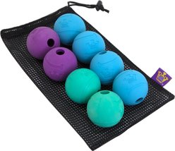 Chew King by Mammoth Fetch Ball Tough Dog Chew Toy, Blue