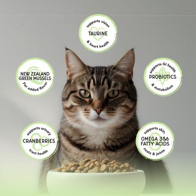 Show full view: Blackwood Bounty Grain-Free Whitefish & Lentil Recipe Dry Cat Food, 2-lb bag slide 6 of 9