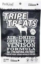 PetKind Venison Tripe Formula Jerky Dog Treats, 6-oz bag
