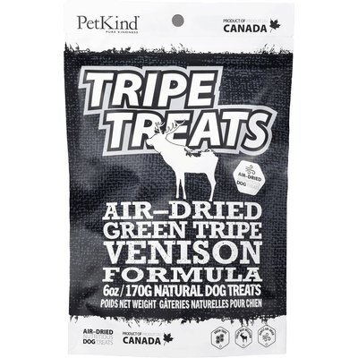PetKind PetKind Venison Tripe Formula Jerky Dog Treats, 6-oz bag