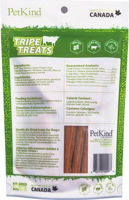 Show full view: PetKind Green Beef Tripe Formula Grain-Free Dog & Cat Treats, 6-oz bag slide 4 of 9