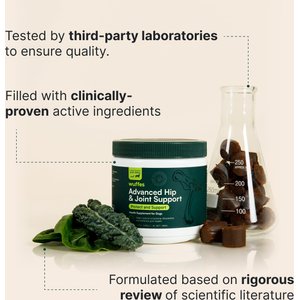 Wuffes Advanced Hip & Joint Supplement with Glucosamine & Chondroitin for Large Dogs, 30 count