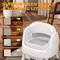 Show in main carousel: PetPivot AS11 Open-Top Self Cleaning with Safety Protection Automatic Cat Litter Box, White slide 4 of 10