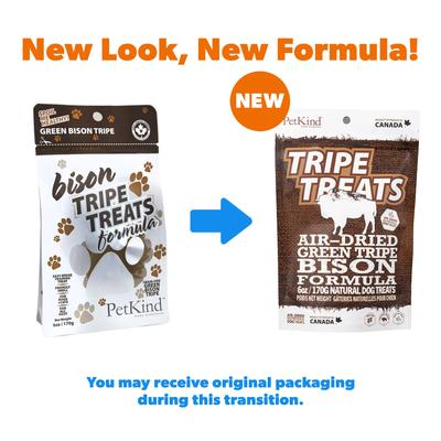 Show full view: PetKind Green Bison Tripe Formula Grain-Free Dog & Cat Treats, 6-oz bag slide 3 of 9