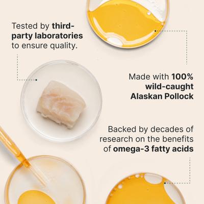 Show full view: Wuffes Advanced Omega 3 Fish Oil for Healthy Skin & Coat Supplement for Dogs, 16-fl oz bottle slide 5 of 10