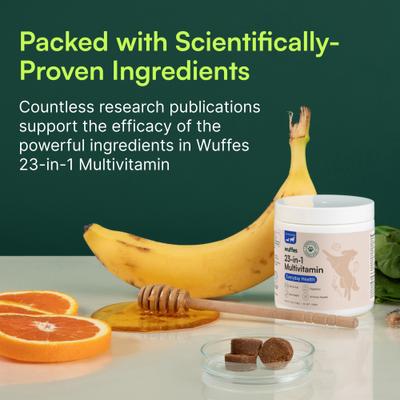 Show full view: Wuffes 23-in-1 Multivitamin for Dogs, 30 Count slide 5 of 11