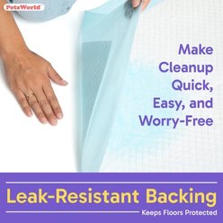 PetsWorld Economy Value Puppy Training & Potty Pads, Unscented, 23 x 36-in, 300 count slide 2 of 6