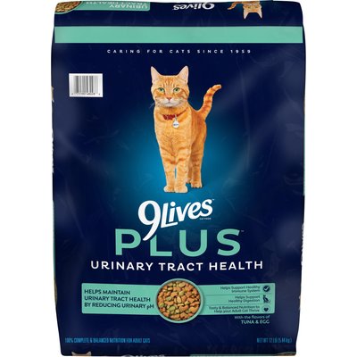 9 Lives 9 Lives PLUS Urinary Tract Health Dry Cat Food, 12-lb bag