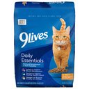 9 Lives Daily Essentials Adult Chicken Beef & Salmon Dry Cat Food, 12-lb bag