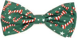 The Worthy Dog Christmas Candy Cane Dog Bow Tie, Small