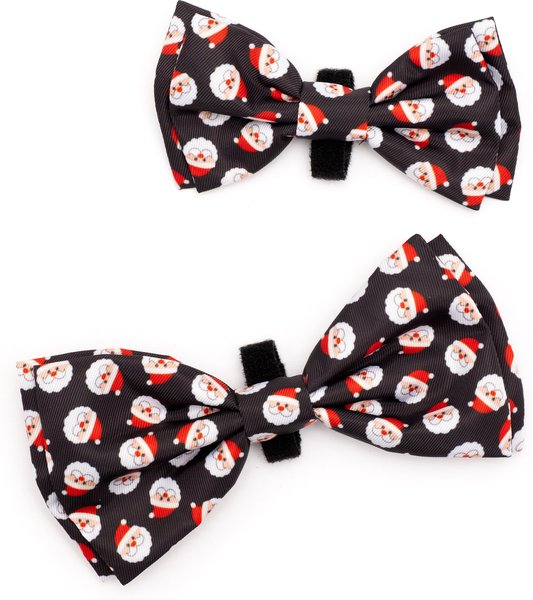 Show full view: The Worthy Dog Santa Dog Bow Tie, Large slide 2 of 3