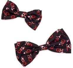 The Worthy Dog Christmas Ho Ho Ho Dog Bow Tie, Large slide 2 of 3