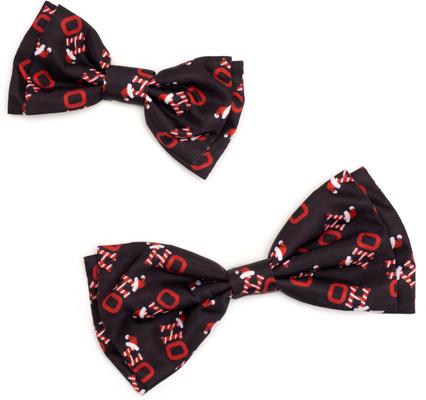 Show full view: The Worthy Dog Christmas Ho Ho Ho Dog Bow Tie, Small slide 2 of 3