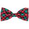 Show in main carousel: The Worthy Dog Christmas Holiday Check Dog Bow Tie, Small slide 1 of 3