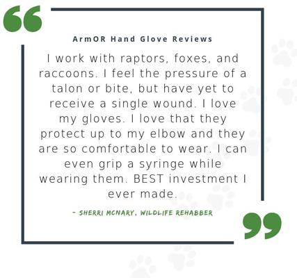 Show full view: ArmOR Hand Full Finger Coverage Dog & Cat Grooming Gloves, X-Small slide 10 of 12