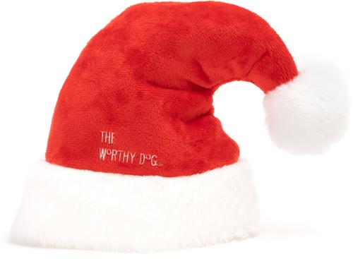 The Worthy Dog Christmas Ho Ho Ho Dog Party Hat