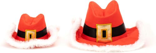 Show full view: The Worthy Dog Christmas Cowboy Christmas Dog Hat, Small slide 3 of 4