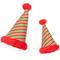 Show in main carousel: The Worthy Dog Christmas Holiday Pawty Dog Party Hat, Large slide 3 of 4