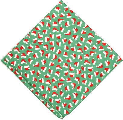 Show full view: The Worthy Dog Christmas Santa Hats Dog Bandana, Large slide 3 of 3